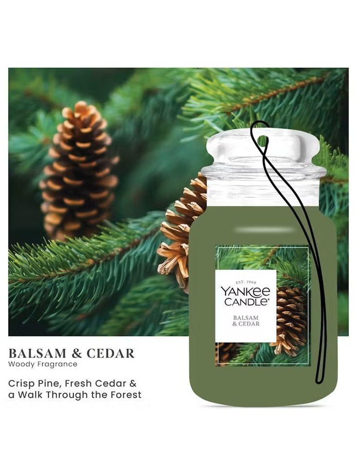 画像3: 【YANKEE CANDLE/ヤンキーキャンドル】カージャー(ペーパーサシェ)：バルサム＆シダー