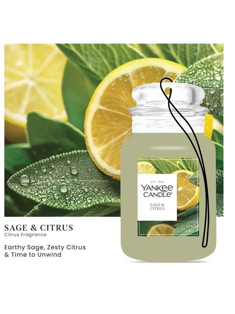 画像3: 【YANKEE CANDLE/ヤンキーキャンドル】カージャー(ペーパーサシェ)：セージ＆シトラス