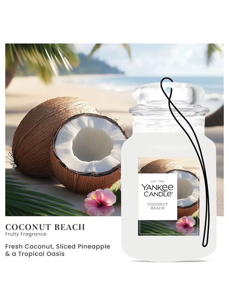 画像3: 【YANKEE CANDLE/ヤンキーキャンドル】カージャー(ペーパーサシェ)：ココナッツビーチ