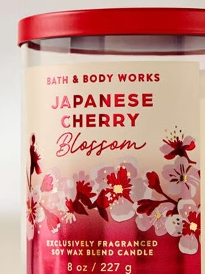 画像2: 【Bath&BodyWorks】シグネチャー1-wickキャンドル（8oz）：ジャパニーズチェリーブロッサム