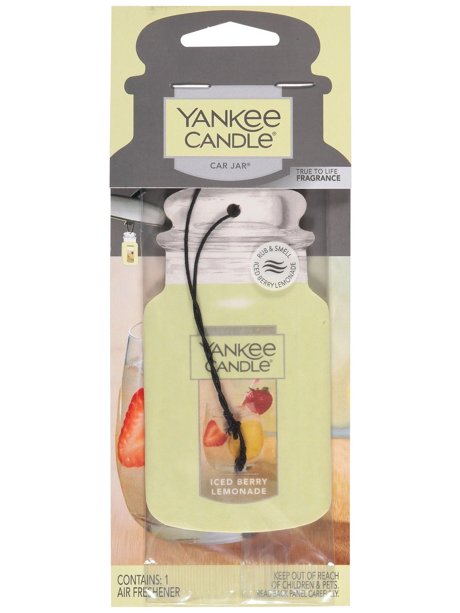 画像2: 【YANKEE CANDLE/ヤンキーキャンドル】カージャー(ペーパーサシェ)：アイスベリーレモネード