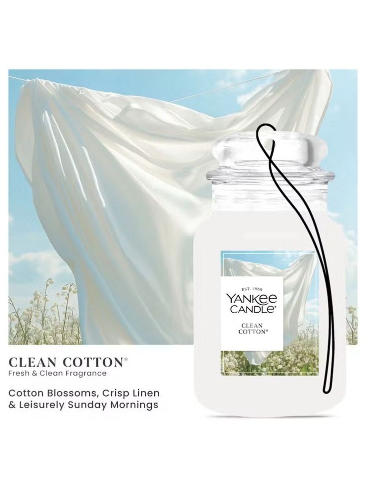 画像3: 【YANKEE CANDLE/ヤンキーキャンドル】カージャー(ペーパーサシェ)：クリーンコットン