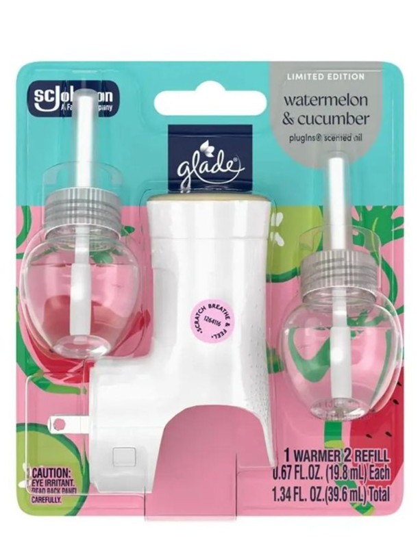 画像1: 【glade】プラグインオイル本体+リフィル2個セット：ウォーターメロン＆キューカンバー