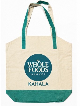 画像2: 【Whole Foods Market/ホールフーズマーケット】ハワイ限定☆エコバッグ：アロハトート(カハラ)