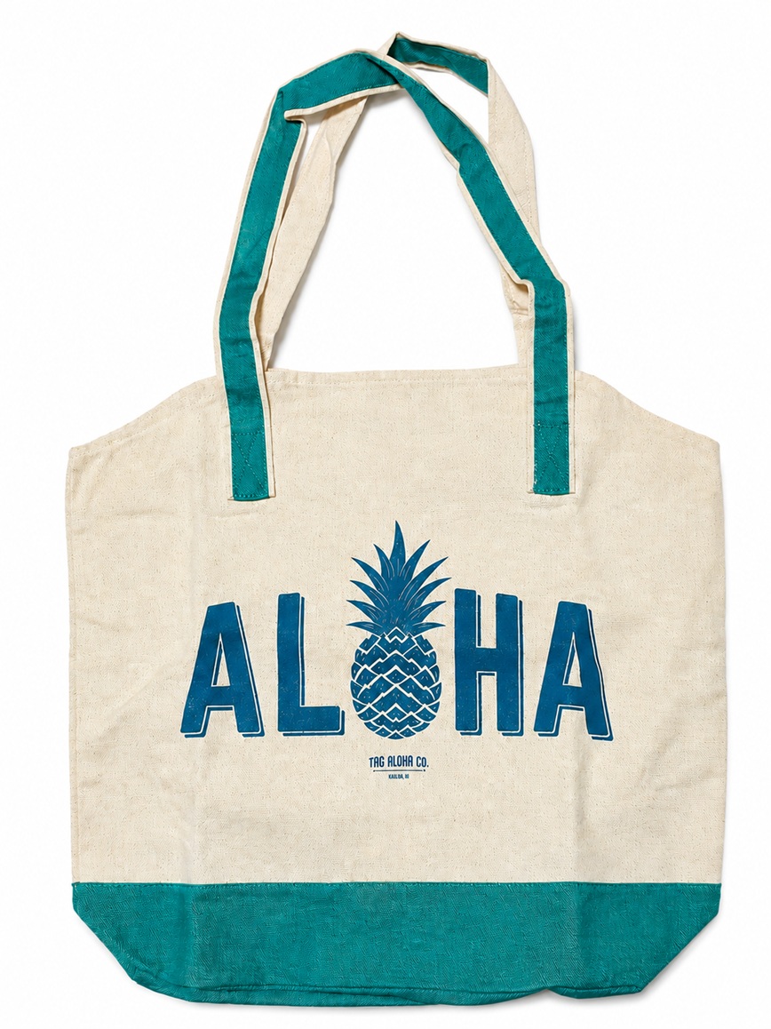 画像1: 【Whole Foods Market/ホールフーズマーケット】ハワイ限定☆エコバッグ：アロハトート(カハラ)