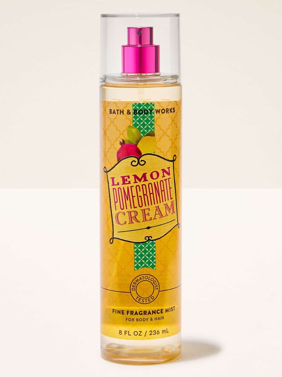 画像1: 【Bath&BodyWorks】ファインフレグランスミスト：レモンポメグラネートクリーム