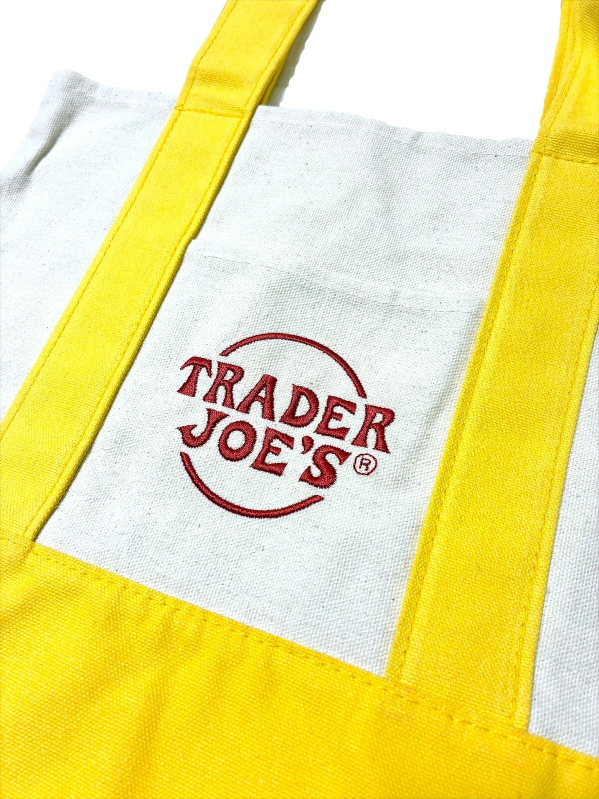 画像2: 【Trader Joe's/トレーダージョーズ】エコバッグ：ミニサイズキャンバストート イエロー