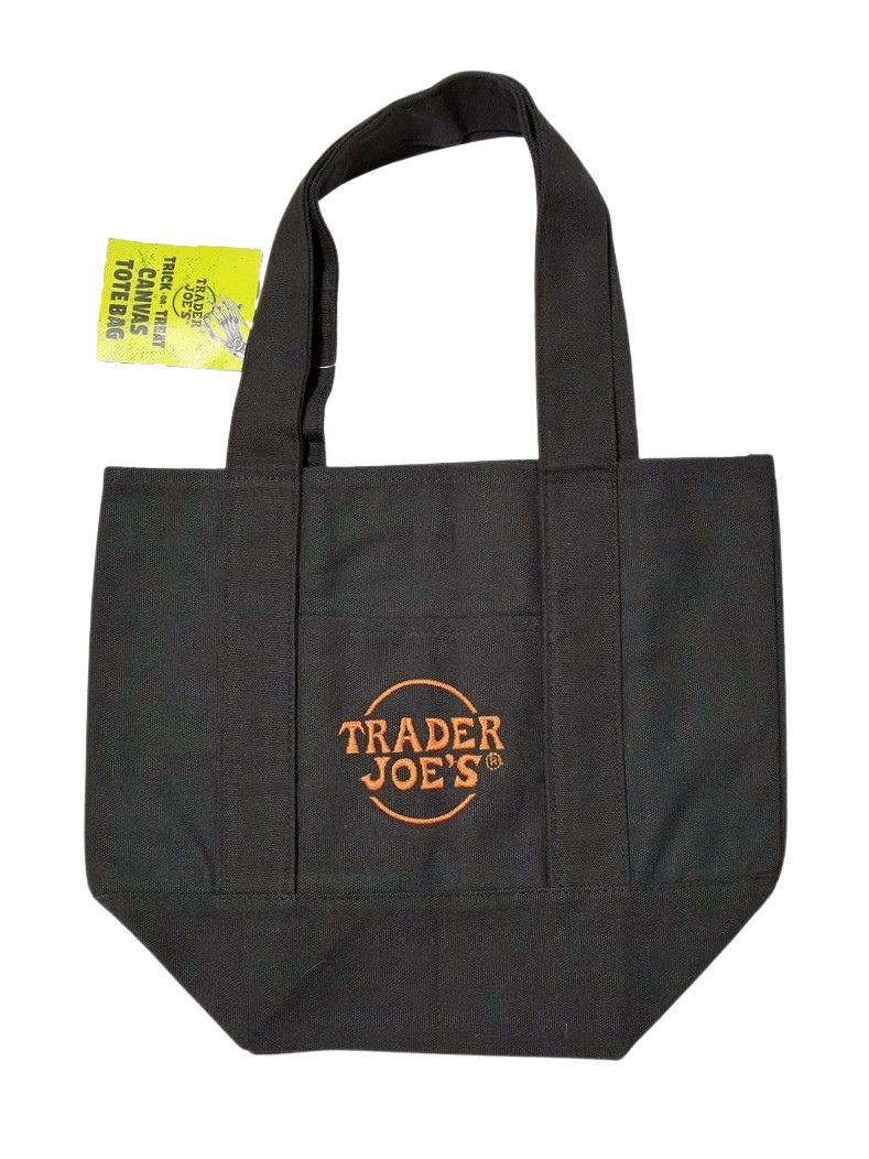 画像1: 【Trader Joe's/トレーダージョーズ】エコバッグ：ミニサイズキャンバストート ブラック