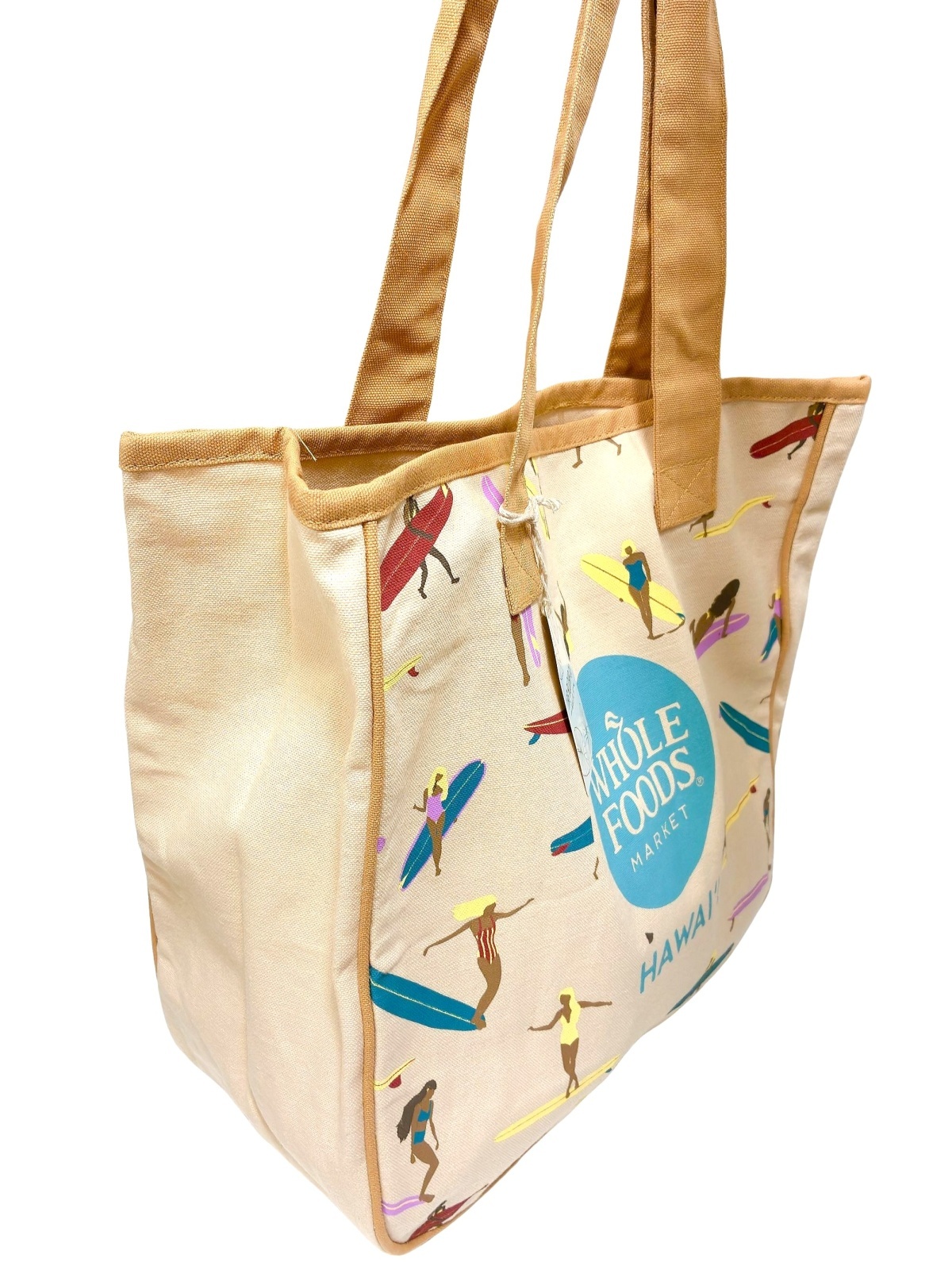画像4: 【Whole Foods Market/ホールフーズマーケット】ハワイ限定☆ロープトート：サーフガール