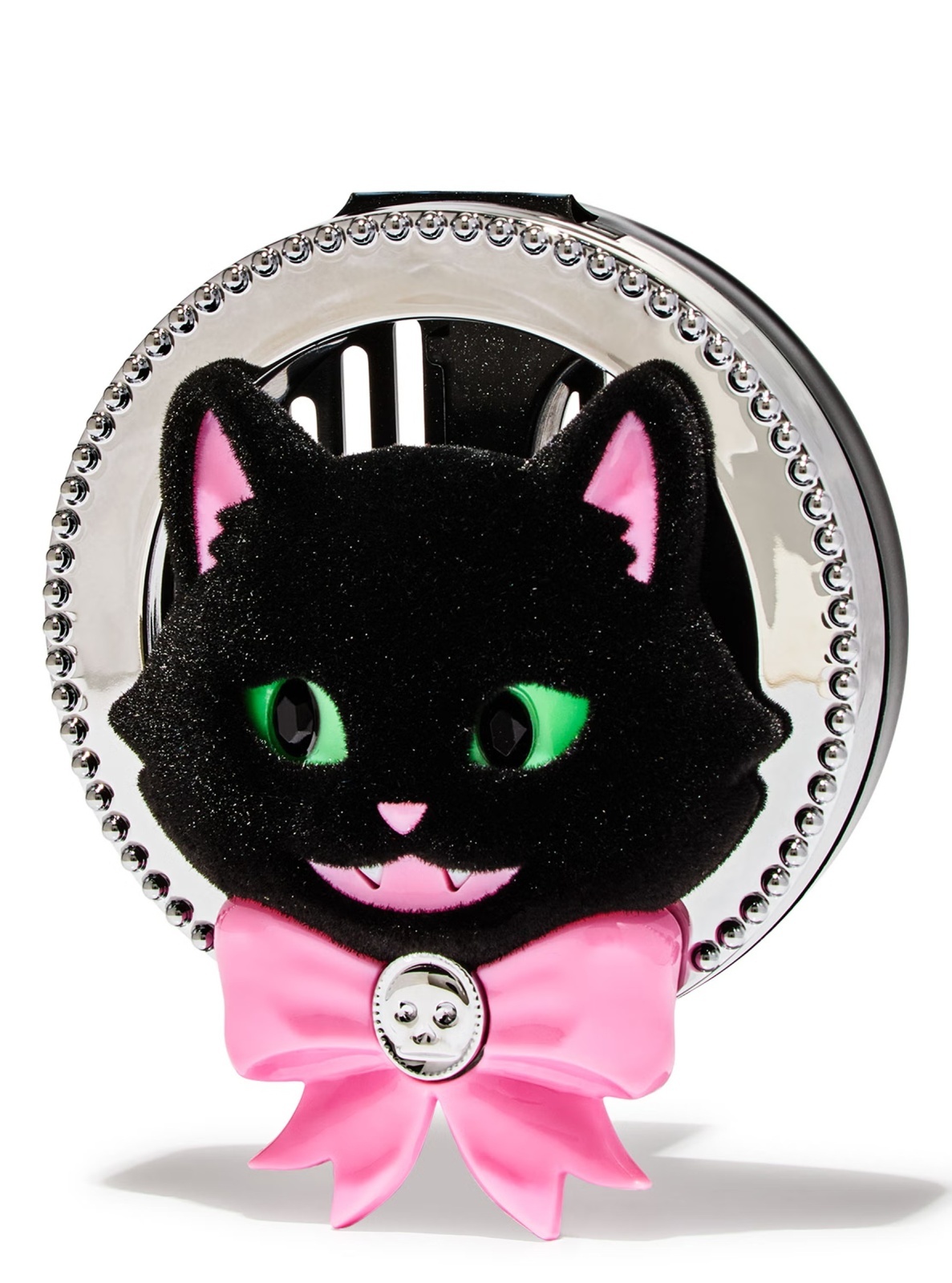 画像2: 【Bath&BodyWorks】カーフレグランスホルダー(ベント＆バイザークリップ付)：キャットウィズスカルリボン