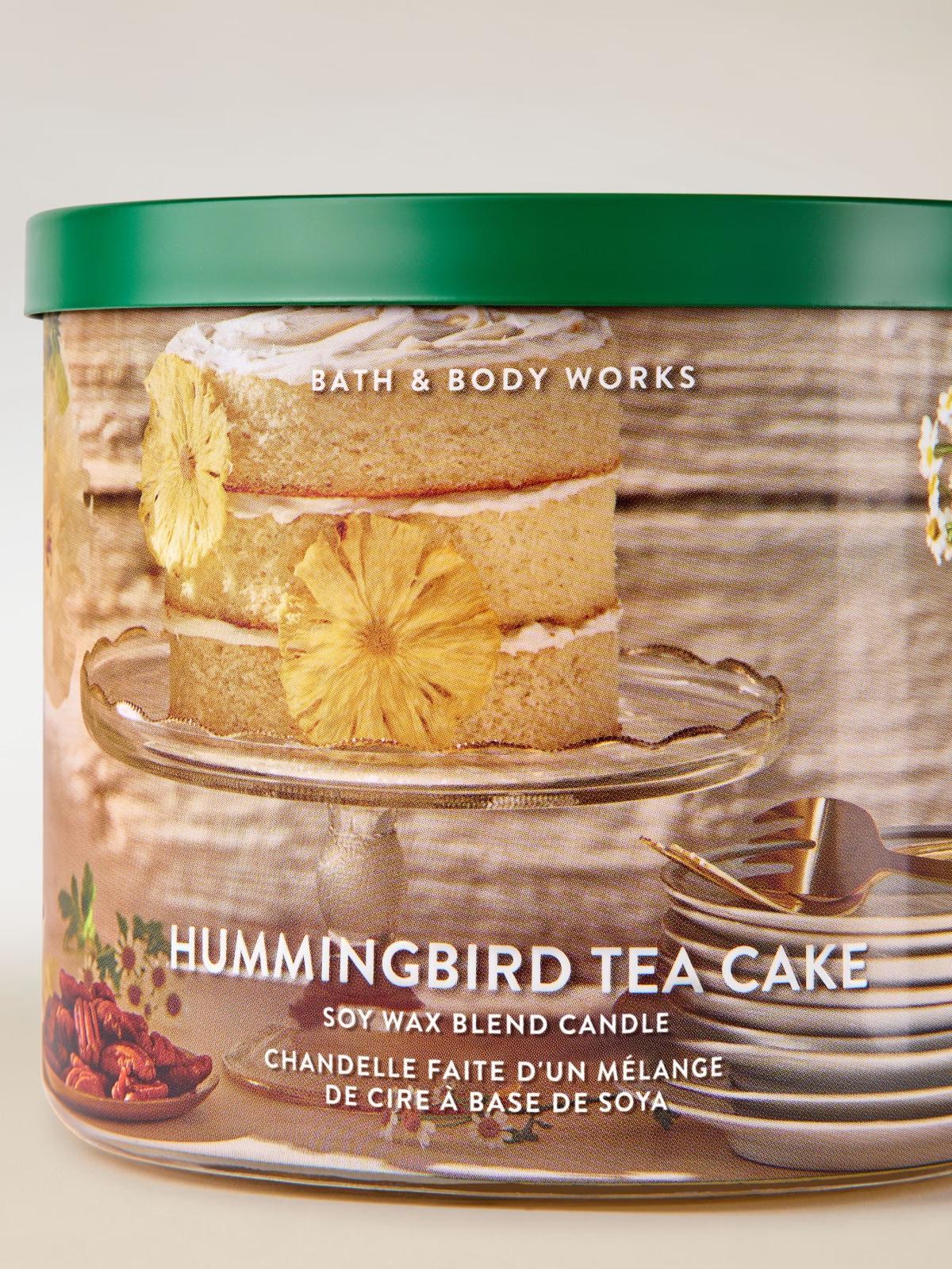 画像3: 【Bath&BodyWorks】3-wickキャンドル（14.5oz）：ハミングバードティーケーキ