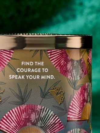 画像2: 【Bath&BodyWorks】《Disney Princessコラボ》3-wickキャンドル（14.5oz）：Mulan (ムーラン)